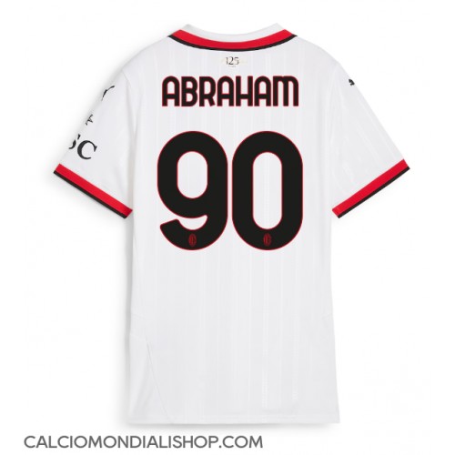 Maglie da calcio AC Milan Tammy Abraham #90 Seconda Maglia Femminile 2024-25 Manica Corta